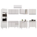 Ver imagem 6 de Armário de Cozinha Modulada de Canto 8 Peças Cp01 Balcão Branco - Lumil Lumil Móveis