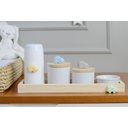 Ver imagem 4 de Kit Higiene Porcelana Bebê Carrinho Menino Maternidade Quarto Bandeja Térmica K075