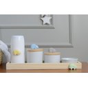 Ver imagem 7 de Kit Higiene Porcelana Bebê Carrinho Menino Maternidade Quarto Bandeja Térmica K075