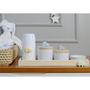 Ver imagem 3 de Kit Higiene Porcelana Bebê Carrinho Menino Maternidade Quarto Bandeja Térmica K075