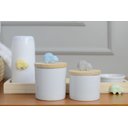 Ver imagem 5 de Kit Higiene Porcelana Bebê Carrinho Menino Maternidade Quarto Bandeja Térmica K075