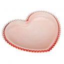 Ver imagem 1 de Prato Sousplat Cristal Coração Pearl 30 Cm Rosa - Wolff