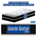 Ver imagem 3 de Beliche com Colchão Macio Confortável D20 Escada e Proteção Inclusa 100% Mdf Vira 2 Camas Cor:branco