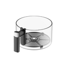 Ver imagem 2 de Air Fryer 5l Amvox Arf1150 1500w 2 em 1 com Cesto de Vidro Fritadeira sem Óleo Preto/prata 220v