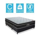 Ver imagem 5 de Cama Box Casal + Colchão Ortobom Elegant Molas Superpocket 68x138x188