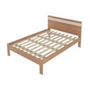 Ver imagem 4 de Cama De Casal Para Colchão 138 X 188Cm Multimóveis Vcr35013 Amêndoa/Branco Amêndoa/Branco
