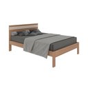 Ver imagem 1 de Cama De Casal Para Colchão 138 X 188Cm Multimóveis Vcr35013 Amêndoa/Branco Amêndoa/Branco