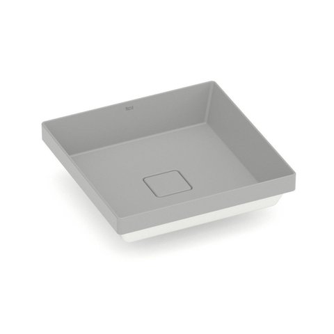 Cuba Sobrepor sem Mesa Terra T16 Cinza/Stone Roca