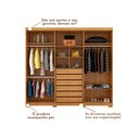 Ver imagem 3 de Guarda-Roupa Monarca 6 Portas Camarú Robel Móveis