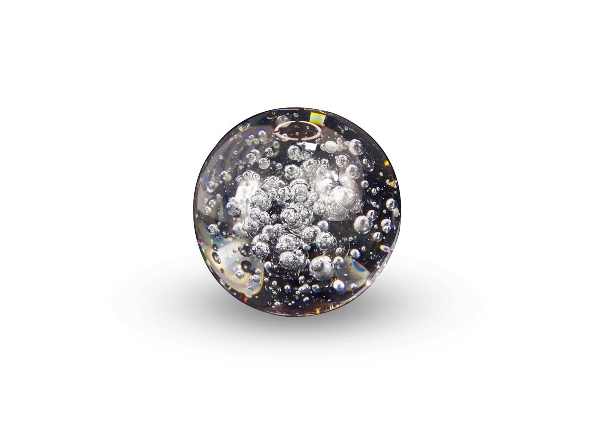 Luminária Abajur Globo Bolhas Led Usb Enfeite Decorativo Esfera de Vidro 3d com Led - 4