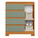 Ver imagem 5 de Cômoda Sapateira Infantil 01 Porta e 04 Gavetas Olímpia