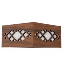 Ver imagem 7 de Luminária Decorativa Madeira Plafon Pipa 30cm:Pau Ferro