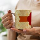 Ver imagem 2 de Caneca Te Amo Vovó Floral Laranja