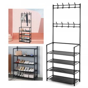 Rack Sapateira Arara Tenis Sapato Sandalia Roupa Estante Organizador Porta Objeto Gancho Casa Sala Q