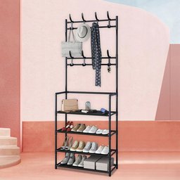 Rack Sapateira Arara Tenis Sapato Sandalia Roupa Estante Organizador Porta Objeto Gancho Casa Sala Q - 9