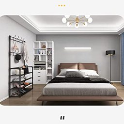 Rack Sapateira Arara Tenis Sapato Sandalia Roupa Estante Organizador Porta Objeto Gancho Casa Sala Q - 12