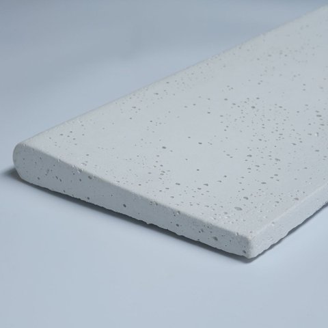 Borda Cimentícia Atérmica para Piscina Peito de Pombo 50x25 cm Branca