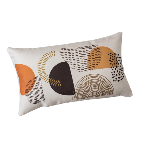 Capa de Almofada Retangular Linho Boho