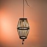 Luminária Artesanal de Casca de Bambu 80cm Nc Caieiras - 4
