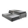 Bicama Box Solteiro 88x188 Suede com Dois Colchões de Espuma Dual Firm Ecoflex - 1
