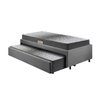 Bicama Box Solteiro 88x188 Suede com Dois Colchões de Espuma Dual Firm Ecoflex - 9