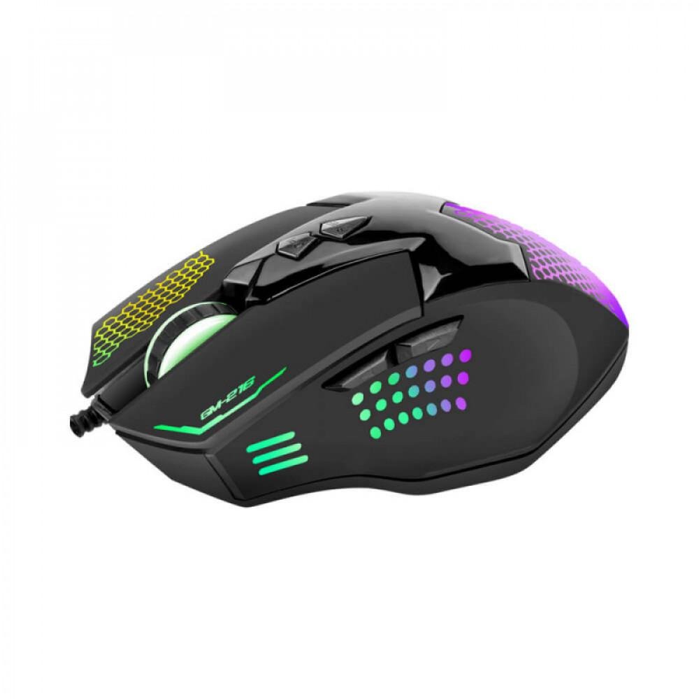 Mouse Gamer Xtrike Me Gm-216 Usb 2.0 Sensor Ótico 3600dpi, 7 Botões - Preto