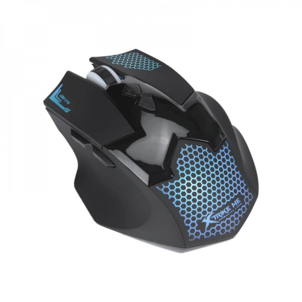 Mouse Gamer Xtrike Me Gm-216 Usb 2.0 Sensor Ótico 3600dpi, 7 Botões - Preto - 3