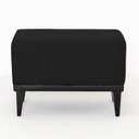 Ver imagem 5 de Sofá 2 Lugares e 2 Puffs em Linho Boreal com Mola Ensacada CabeCasa MadeiraOriginals