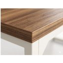 Ver imagem 5 de Mesa em L Pé Quadro (Mesa 1,70m + Mesa Auxiliar) c/ Gavetas Workstart - Nogal Sevilha/Champanhe