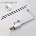 Ver imagem 5 de Torneira Monocomando Cozinha Cromado De Metal Inox