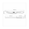 Faca para Carne Tramontina Inox Polywood 8" Castanho - 3