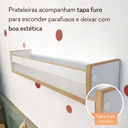 Ver imagem 2 de Kit 3 Prateleiras Infantil MDF + Suportes, Buchas e Parafusos | Fácil Instalação | Quarto Infantil D