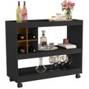 Ver imagem 1 de Aparador Bar 4050 Jb Bechara:preto/nature