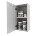 Ver imagem 5 de Armário Aéreo 1 Portas Americana Almofada 40cm TM1310 MDF Grazi Branco