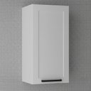 Ver imagem 1 de Armário Aéreo 1 Portas Americana Almofada 40cm TM1310 MDF Grazi Branco