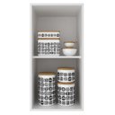 Ver imagem 6 de Armário Aéreo 1 Portas Americana Almofada 40cm TM1315 MDF Grazi Branco