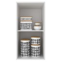 Ver imagem 6 de Armário Aéreo 1 Portas Americana Almofada 40cm TM1310 MDF Grazi Branco