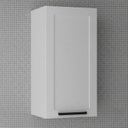 Ver imagem 1 de Armário Aéreo 1 Portas Americana Almofada 40cm TM1315 MDF Grazi Branco