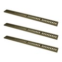 Ver imagem 1 de Kit 3 Ralo Grelha Linear Caixilho em Alumínio Fendi 15x100cm