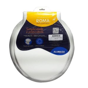 Assento Sanitário Branco Oval Roma Alumas