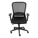 Ver imagem 2 de Cadeira de Escritório Nr-17 Presidente Giratória Vanguard Preta Tela Soft Touch Base Relax Rodí