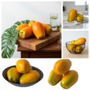 Ver imagem 7 de 18 Frutas Artificiais Mamão Composição Visual Cenográfica Decoração Estúdio Produção Cinema Real