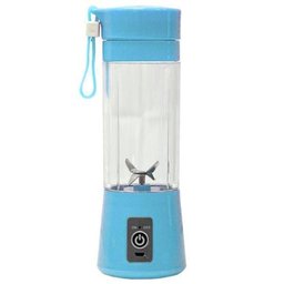 Mini Liquidificador Portátil Mixer Shake Recarregável - Azul - 1