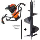 Ver imagem 1 de Perfurador de Solo 2T Para Silvicultura VPS520 Vulcan á Gasolina Com Broca 80x30cm + Extensor 50cm