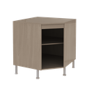 Ver imagem 6 de Balcão Modulado de Canto com Tampo Fidelitá Paris 75cm 1 Porta