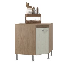 Balcão Modulado De Canto Com Tampo Fidelitá Paris 75cm 1 Porta - 3