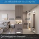 Ver imagem 3 de Luminaria Led 3 Tons Sensor de Presença Movimento 3 Modos Usb Bateria Recarregavel Closet Armario Sa