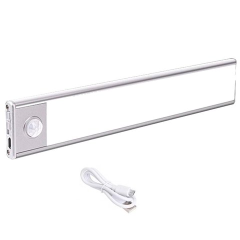 Luminaria Led 3 Tons Sensor de Presença Movimento 3 Modos Usb Bateria Recarregavel Closet Armario Sa