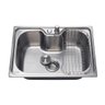 Cuba para cozinha gourmet pia aço inox com acessórios Borari 304 pingoo.casa - 1