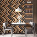 Ver imagem 1 de Papel de Parede Adesivo Taco de Madeira - 2,5m